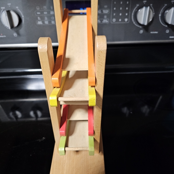 Colorful Wooden Car Ramp Racer - Picture 3 of 5